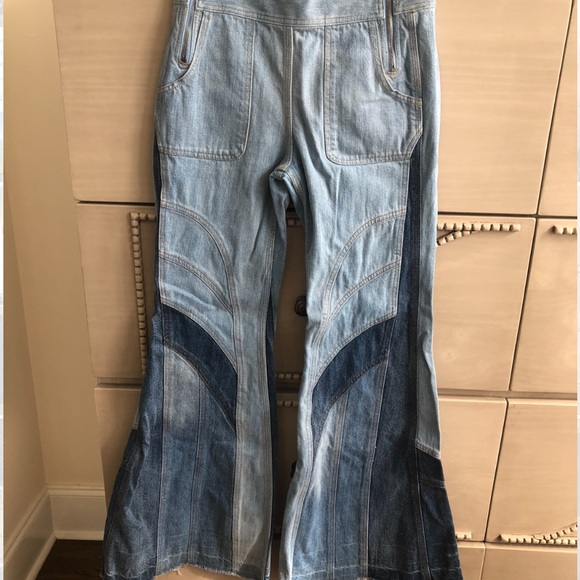 Free People Denim - Free people wide leg jeans size 26